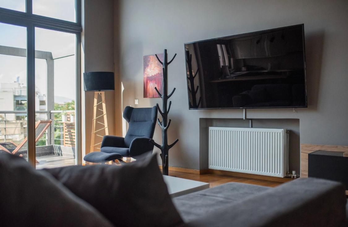 Апартаменты Minimal Brand New Loft Next To Subway Афины Экстерьер фото